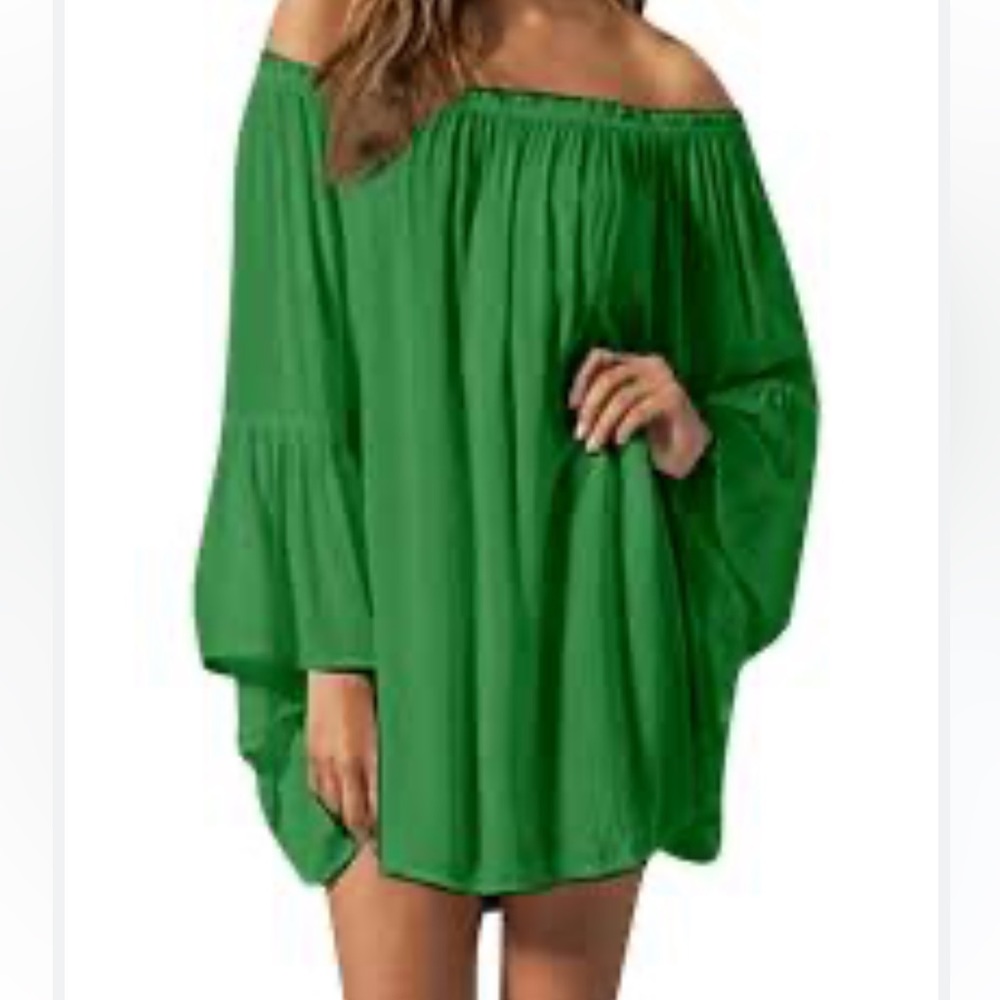 ZANZEA sexy off shoulder chiffon lace ruffle dress